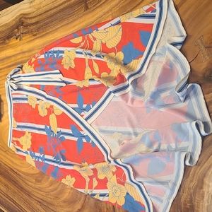 Flying tomato maxi high low skirt bright colors